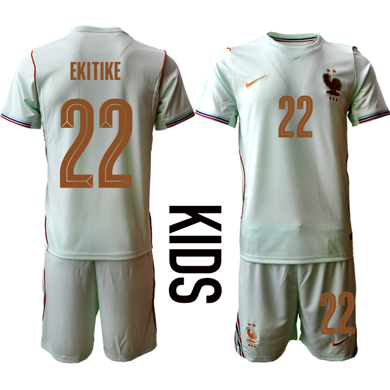Youth France 2026 World Cup soccer jersey France away
